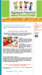 Mobile Screenshot of algonquinpreschool.org